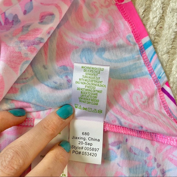 NWT Lilly Pulitzer Evelyn dress in Prosecco Pink Don’t be Jelly - Picture 10 of 14